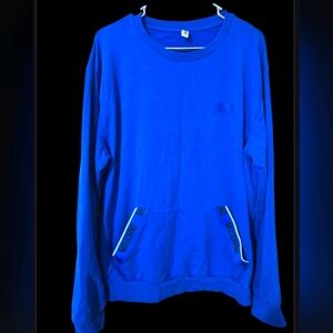 Moschino Men's Blue Sweatshirt with Pocket